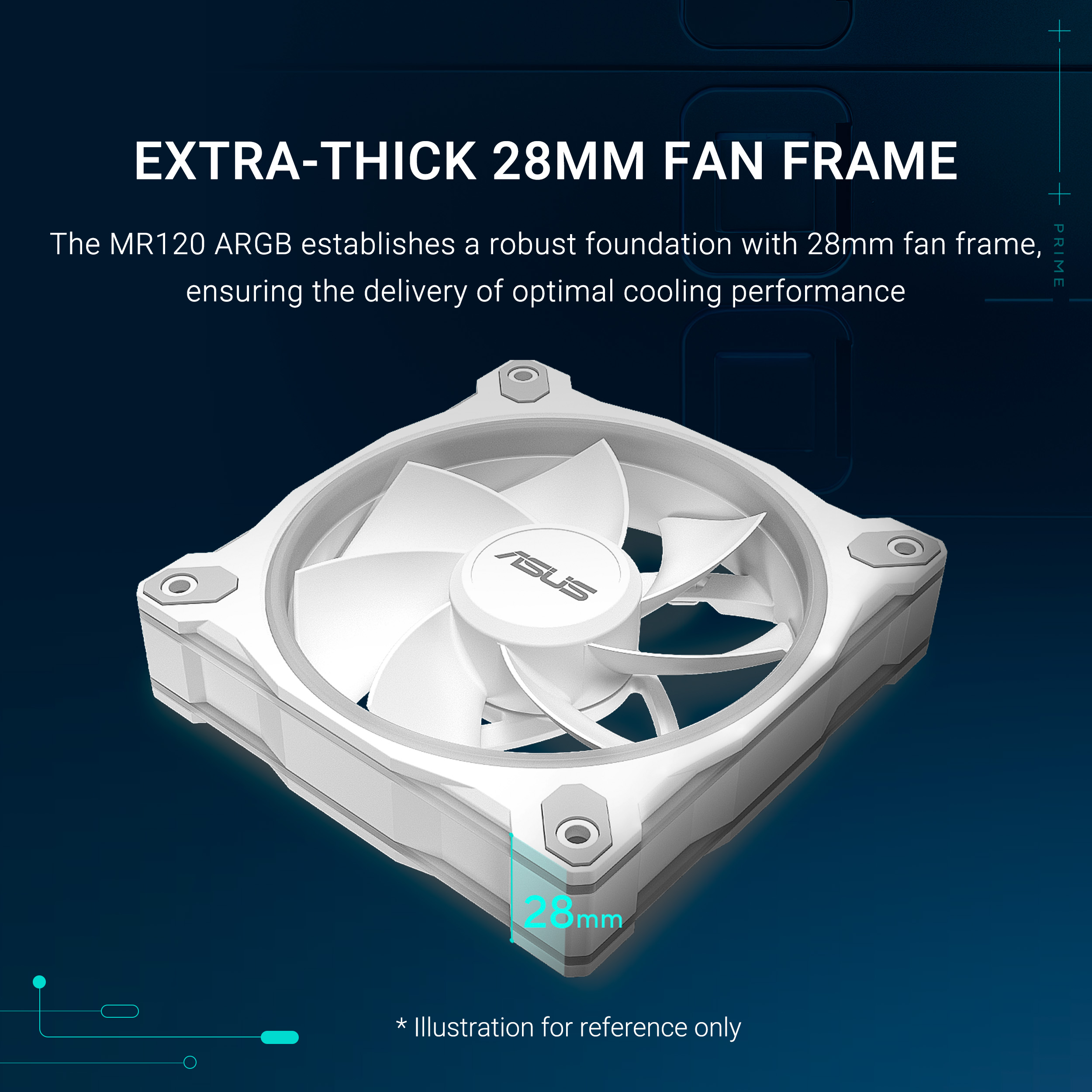 EXTRA-THICK 28MM FAN FRAME