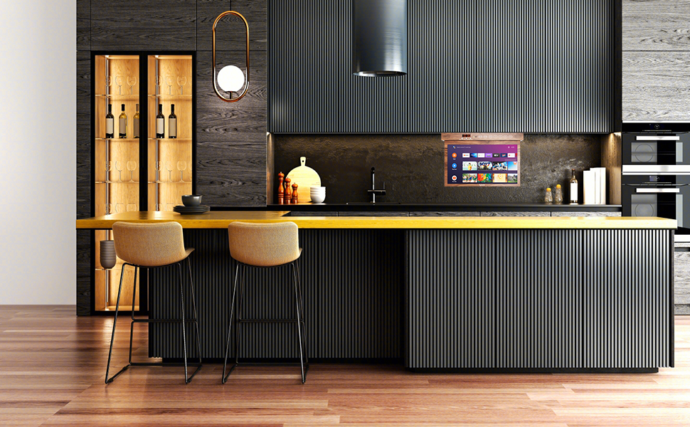 flip down smart tv
