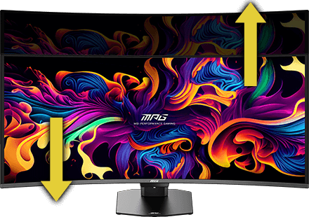 MSI MPG 341CQR QD-OLED X36 Curved Gaming Monitor