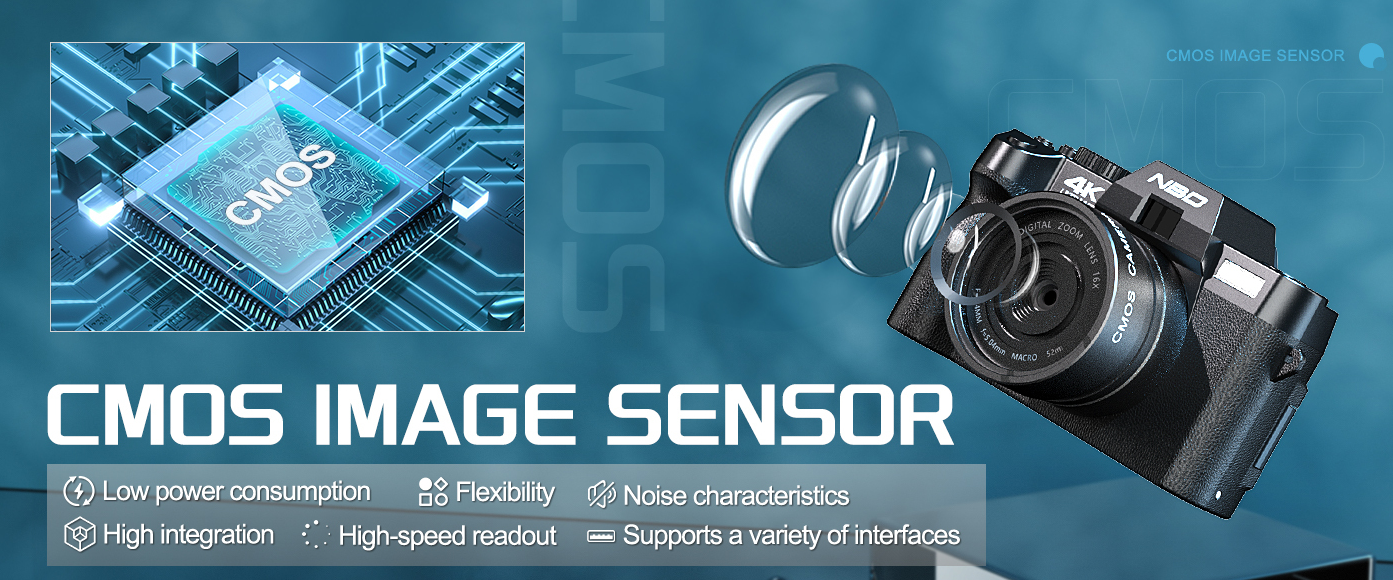 Advanced CMOS sensor delivers clearer, smoother 4K photos and videos with less noise