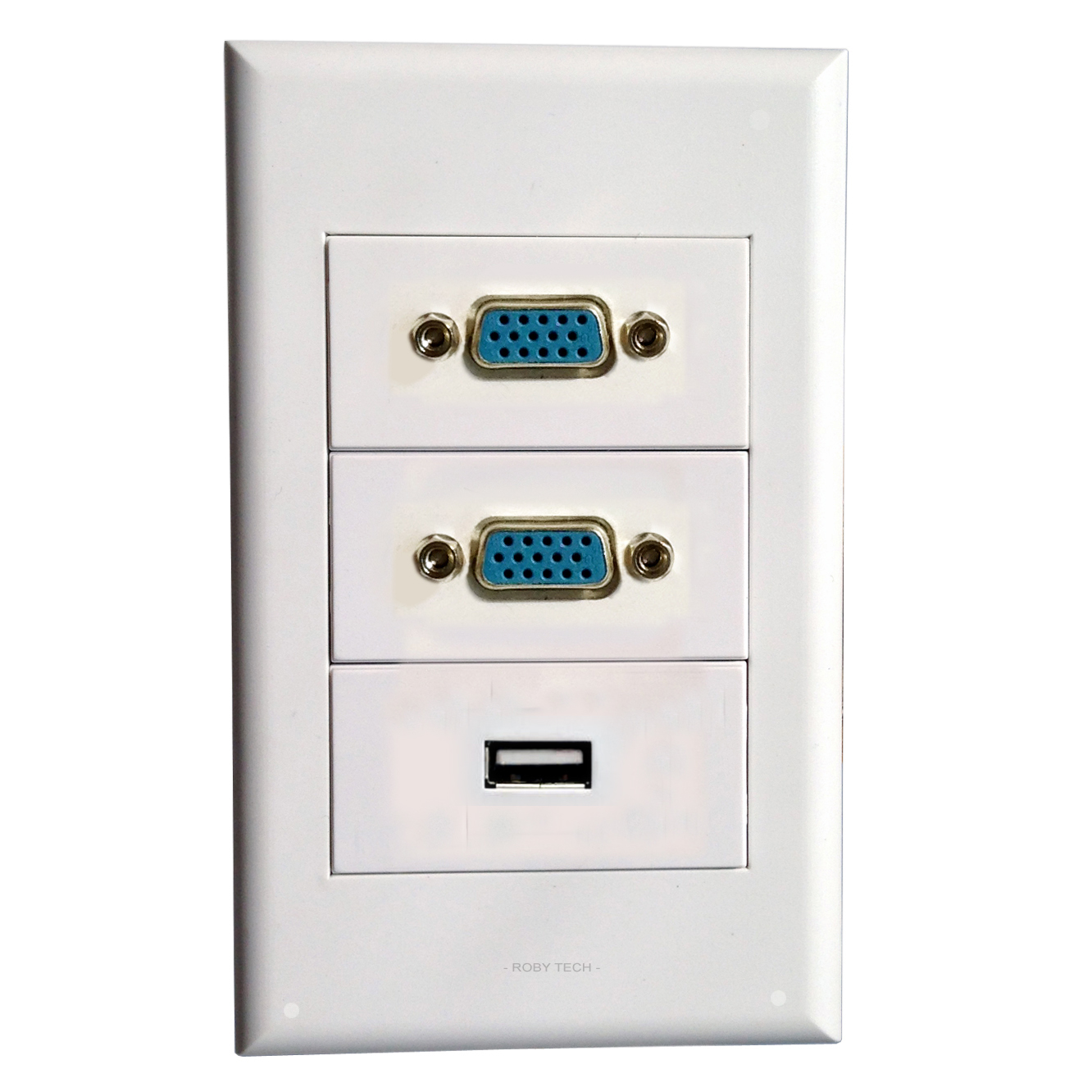 vga usb wall plate