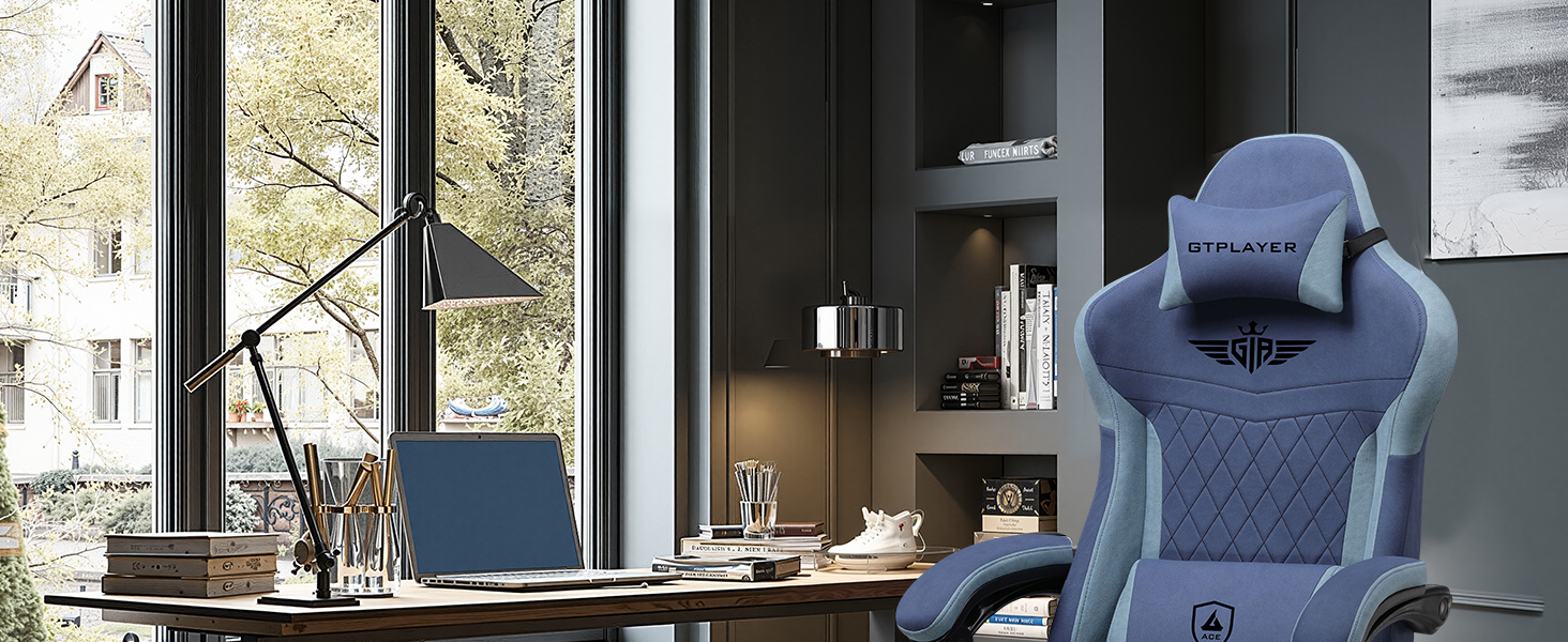Gaming Chair with Footrest