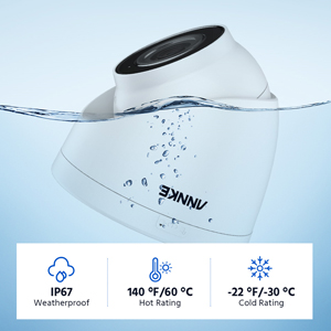 IP67 Weatherproof Assures Day & Night Recording