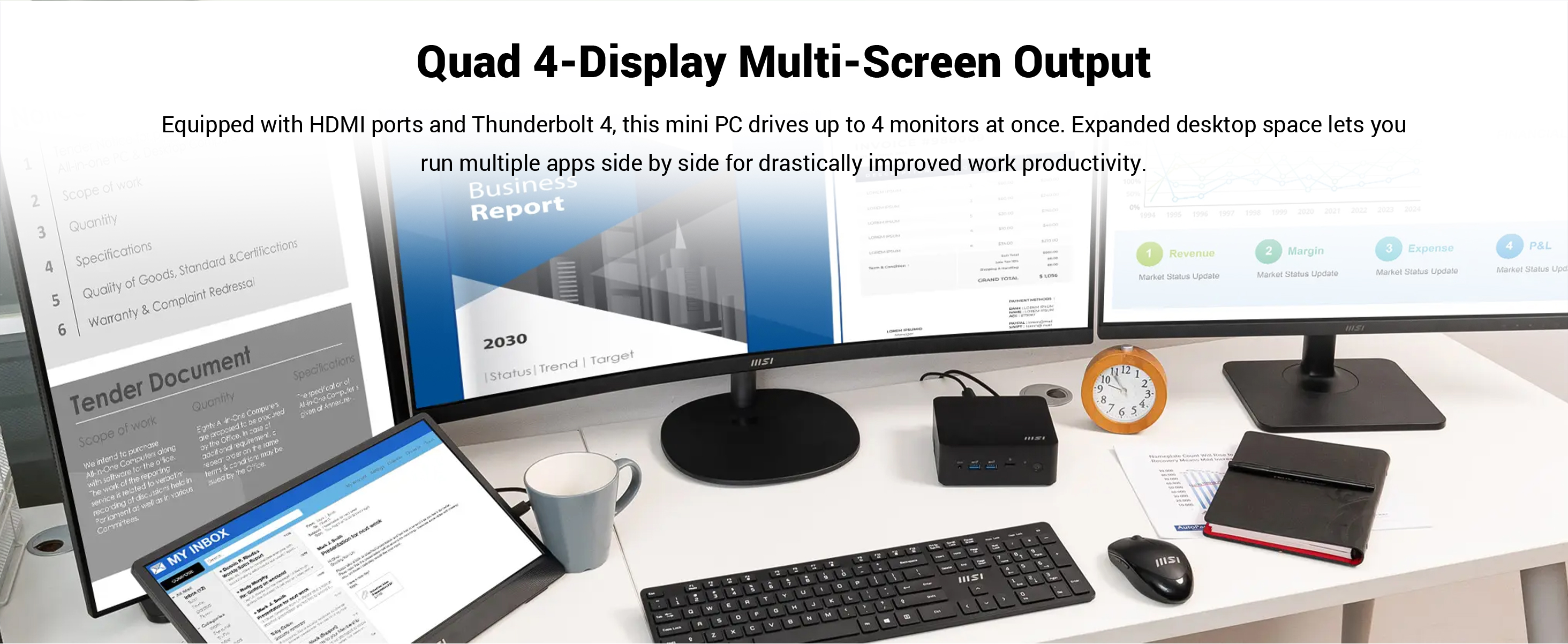 MSI Cubi NUC 1M Business Mini Desktop
