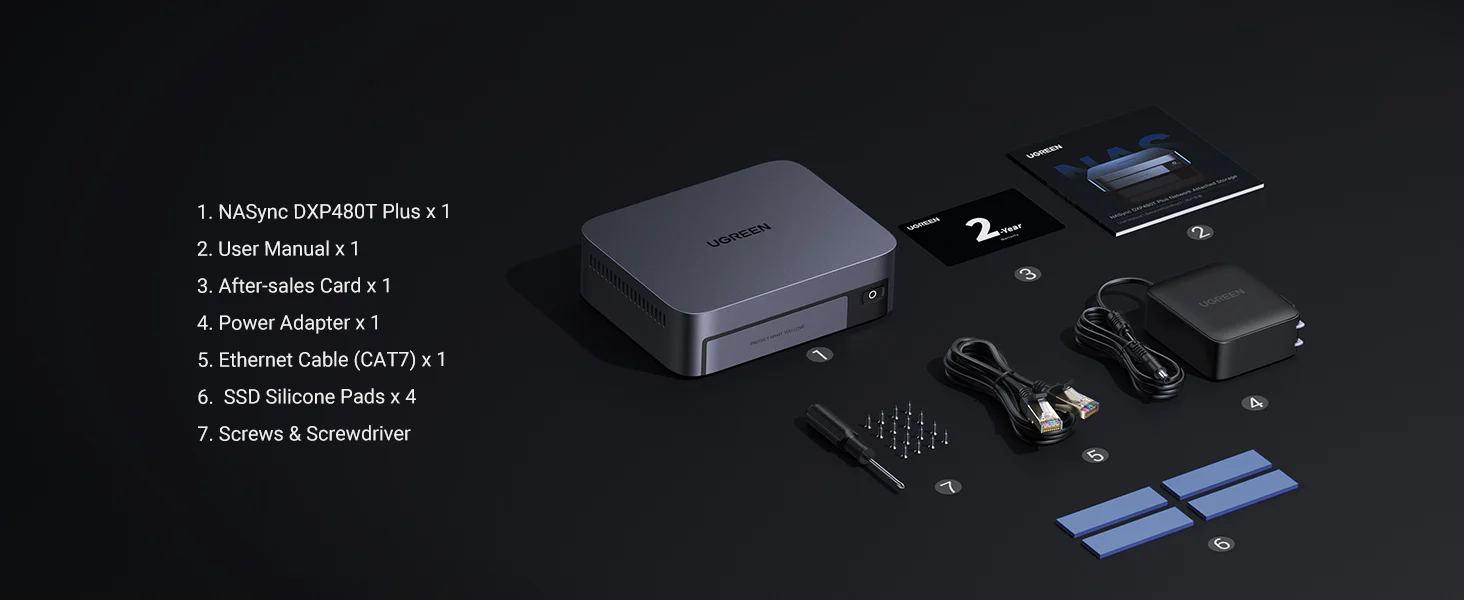 UGREEN NASync DXP480T Plus All-Flash Thunderbolt 4 NAS