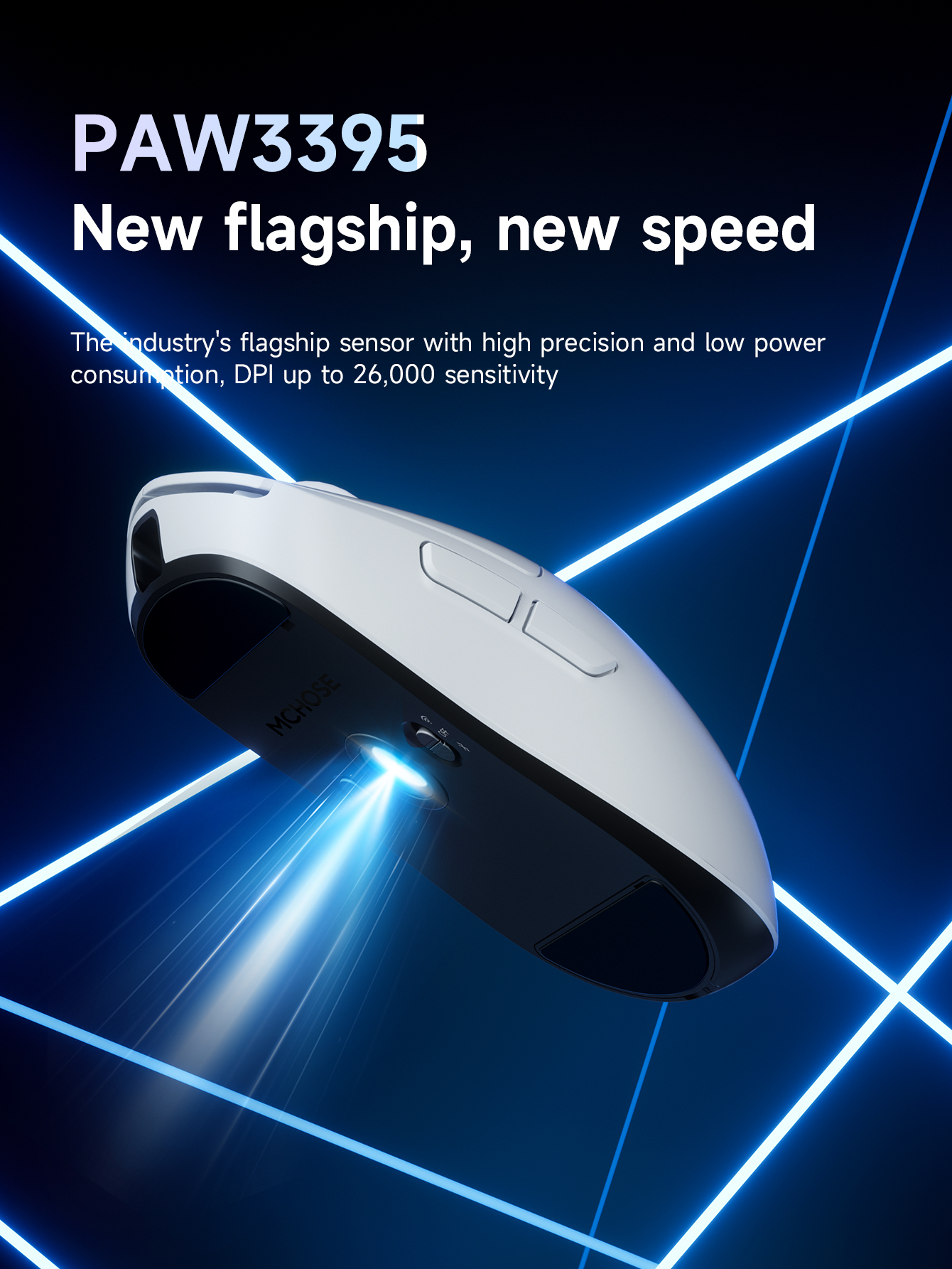 A5 pro max Wireless Gaming Mouse- Ultra Lightweight, 59g, 130 Hour Battery  Life, Dual Wireless Connectivity bluetooth mouse, Precision Sensor - White  