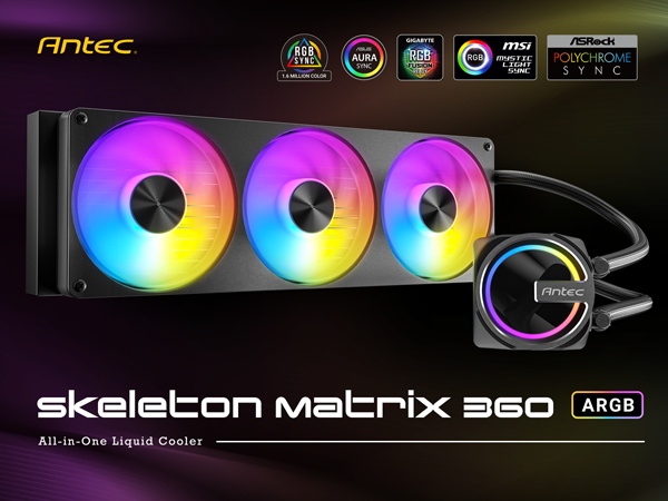 Antec Skeleton Matrix 360 ARGB Liquid CPU Cooler