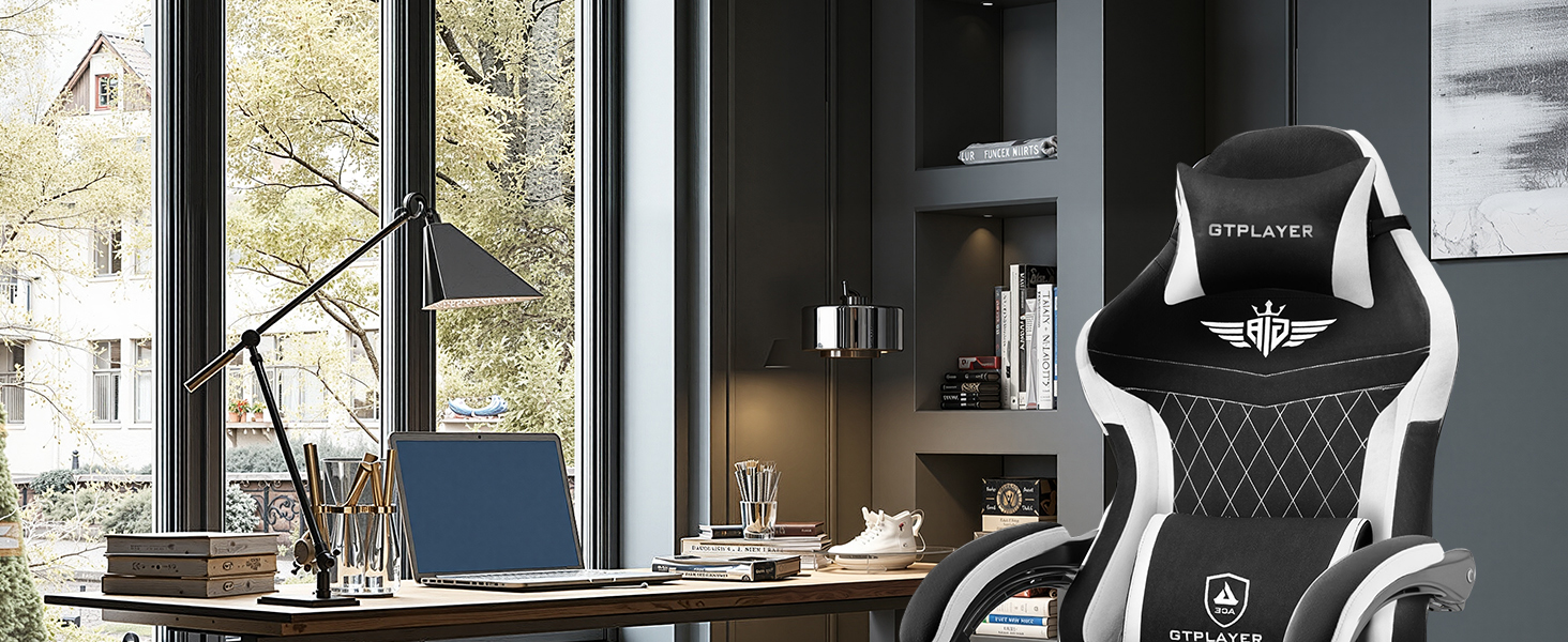 Gaming Chair with Footrest