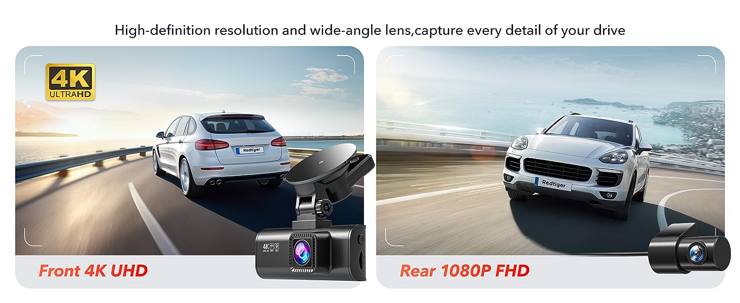 Front 4K+Rear 1080p