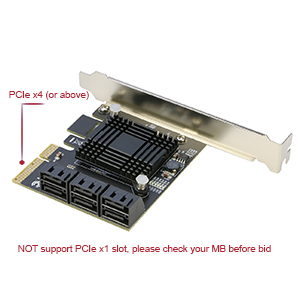 sata expansion card 6 port