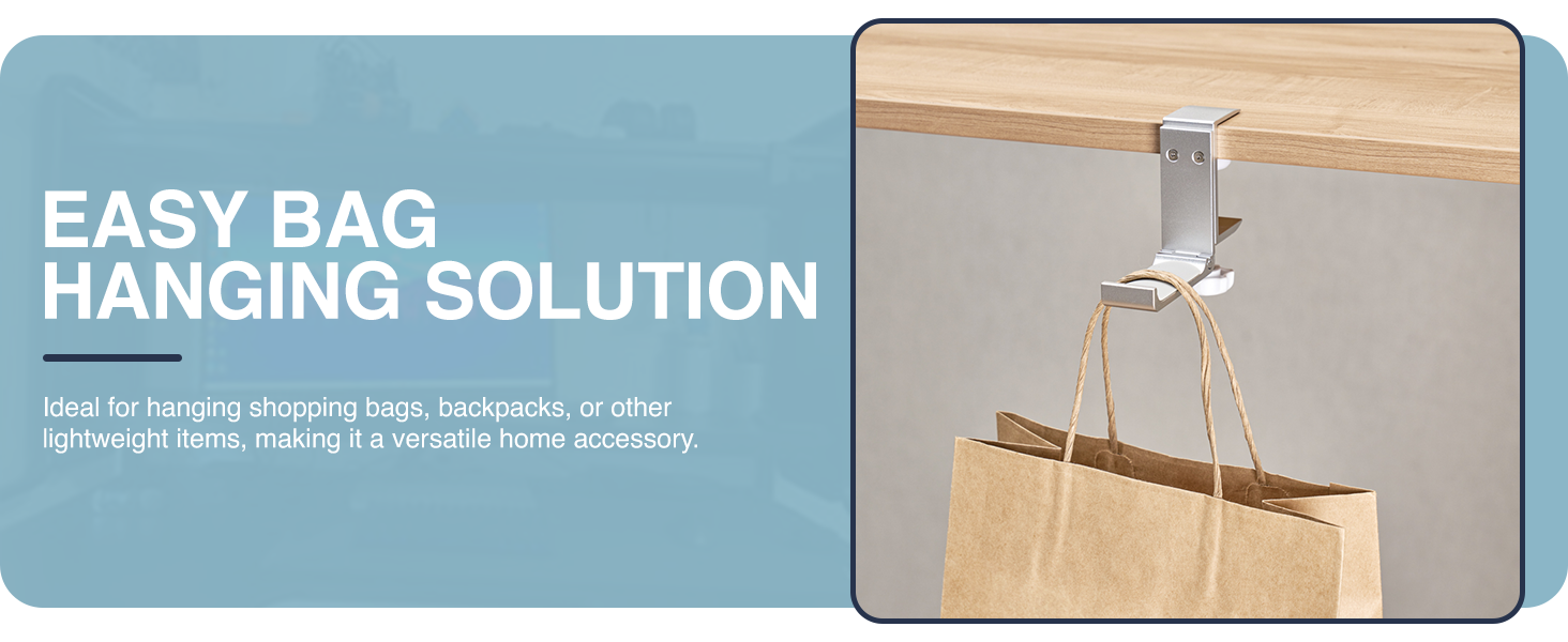 foldable headphone hook, under-desk headset hanger, rotating headphone mount, adhesive desk hook