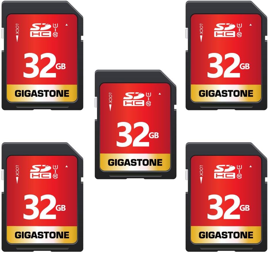Gigastone SDHC card 64gb 5 Pack