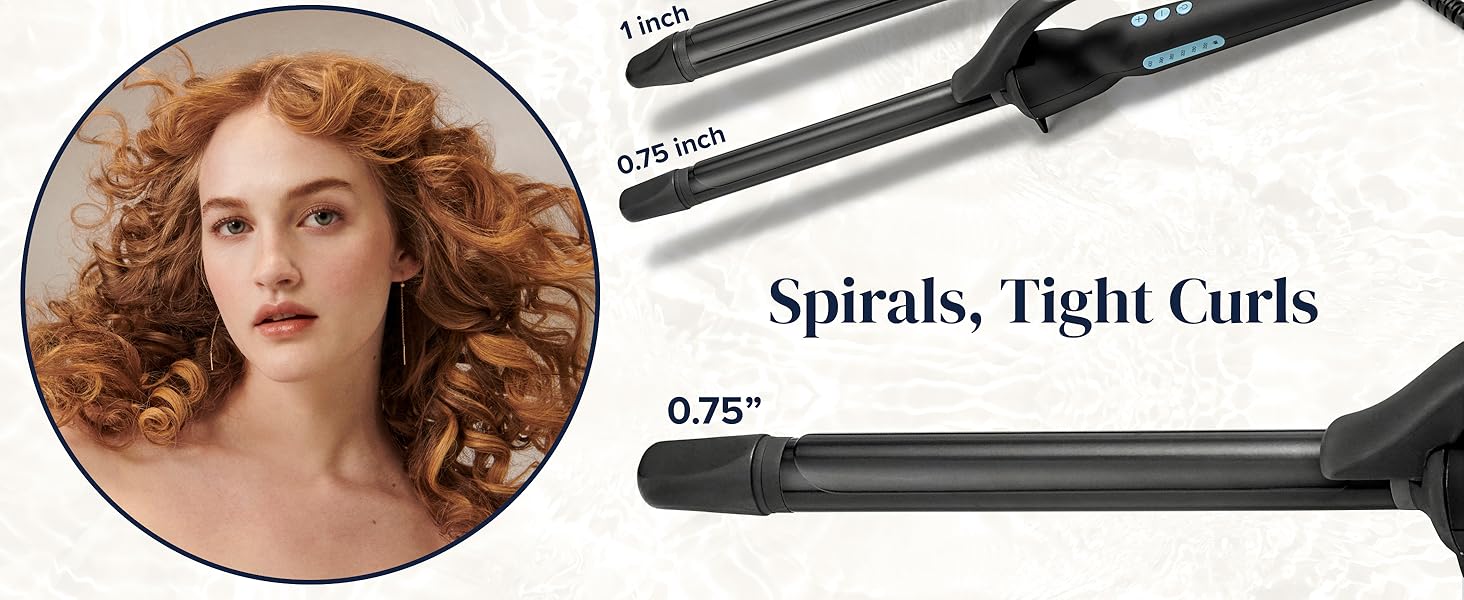  Bio Ionic ZOVALCURONEP Black Onepass Oval Wand Nanoionic Mx