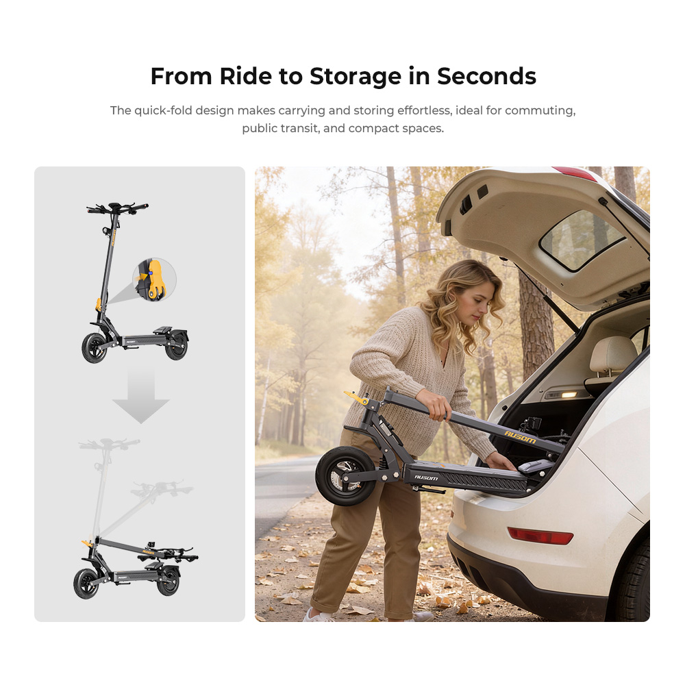 Ausom Gosoul 2 1100W Foldable Electric Scooter