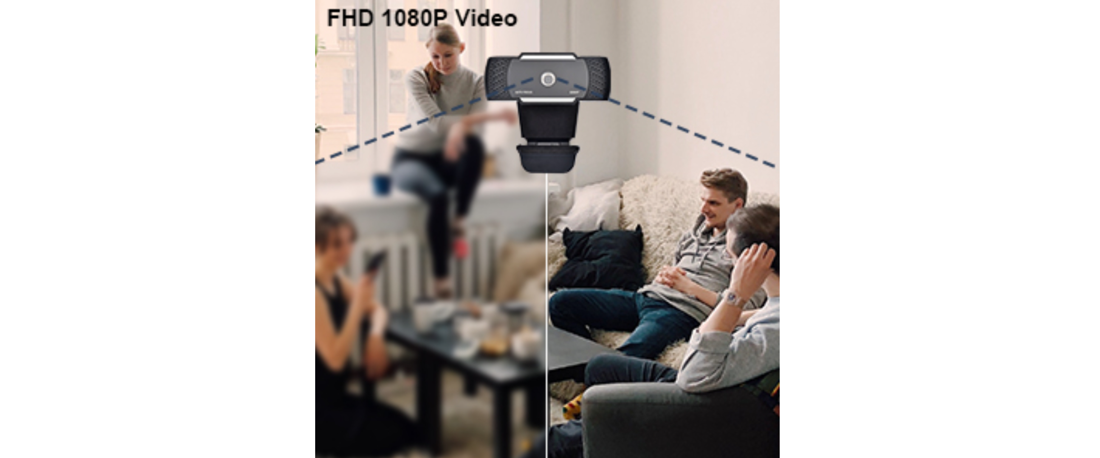 FHD 1080P wide viewing angle