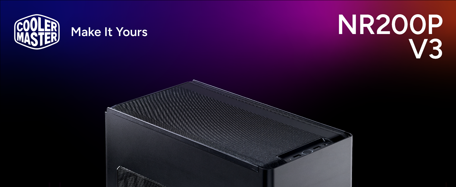Cooler Master NR200P V3 Mini-ITX PC Case
