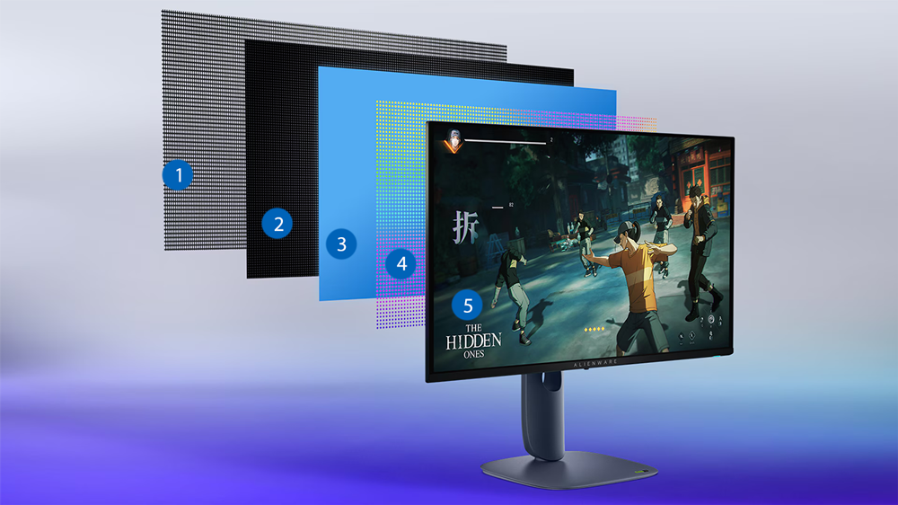 Alienware AW2725D USB-C OLED Gaming Computer Monitor