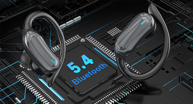 Wireless Earbuds Bluetooth 5.4 Headphones, 54H Playtime Stereo Earphones with Noise Cancelling Mic