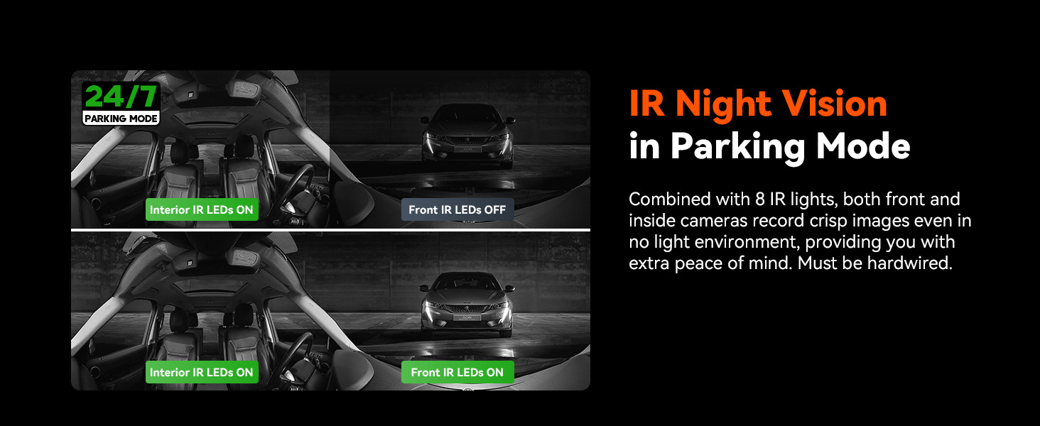 dash cam with night vision