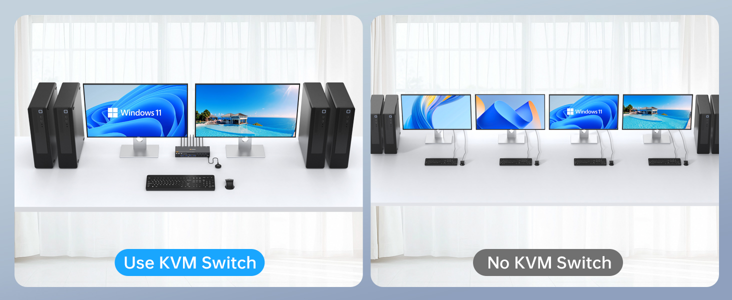 KVM makes work more convenient