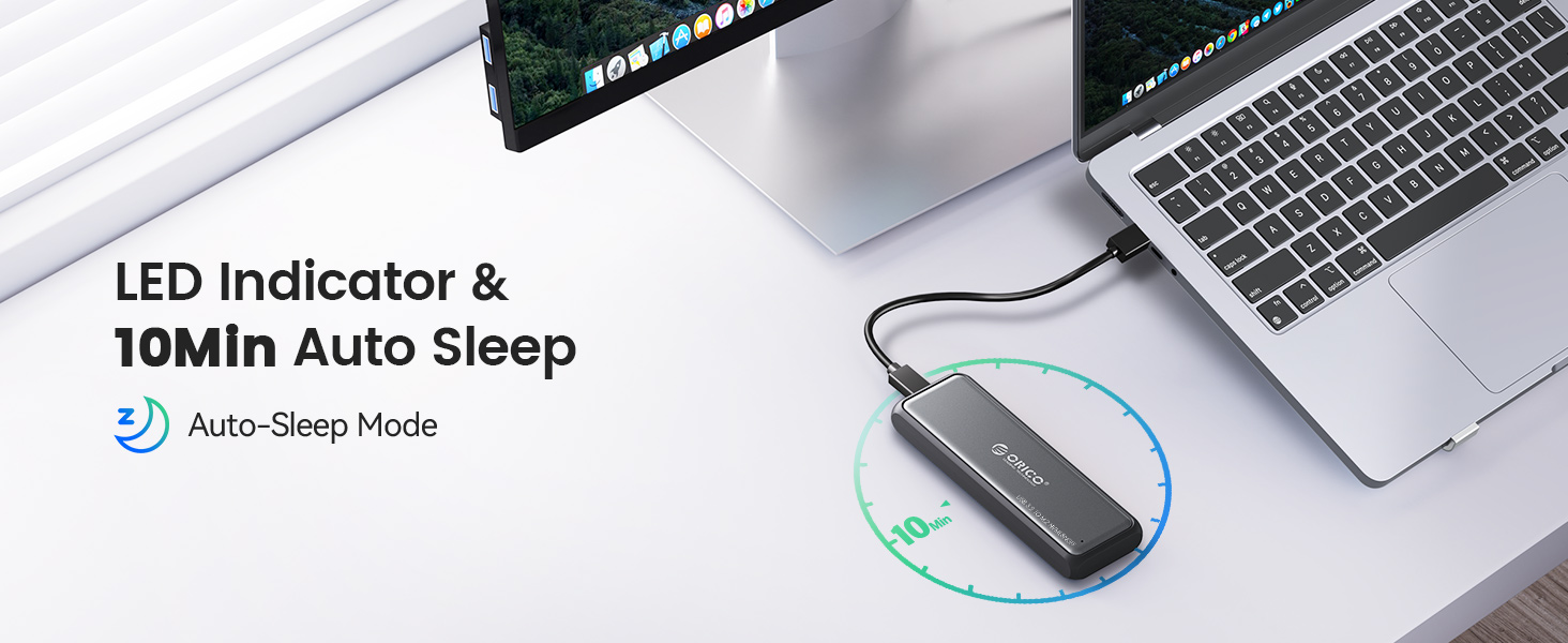 LED Indicator&Auto Sleep