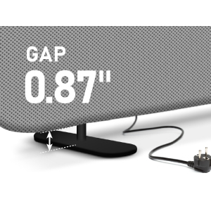 desk divider steel clutter free