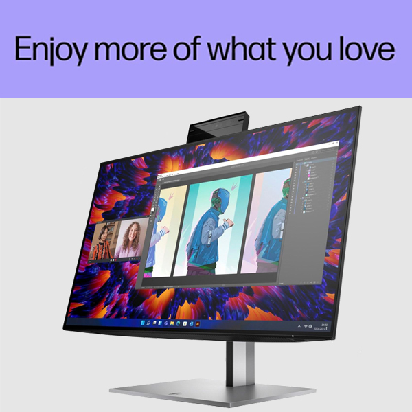 HP 24" QHD IPS Conferencing Monitor
