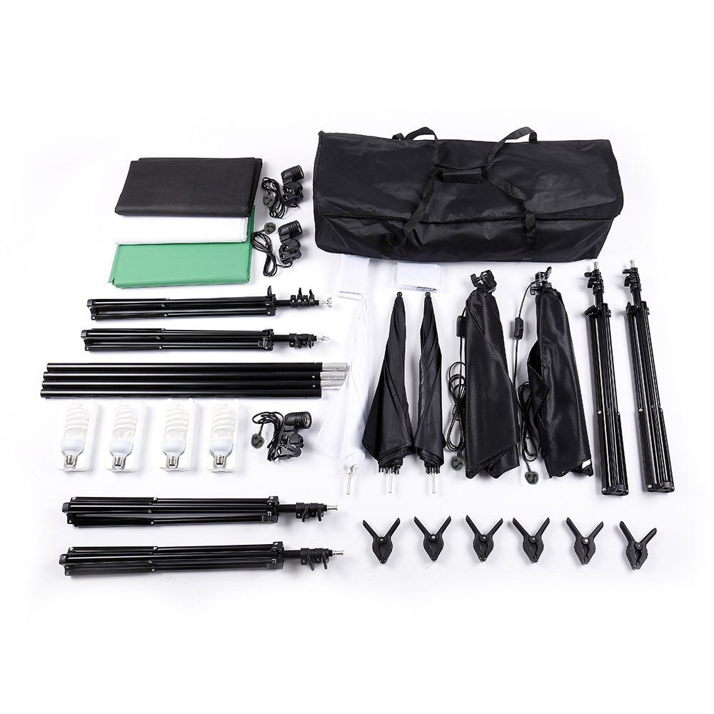 45W White Umbrellas Silver Black