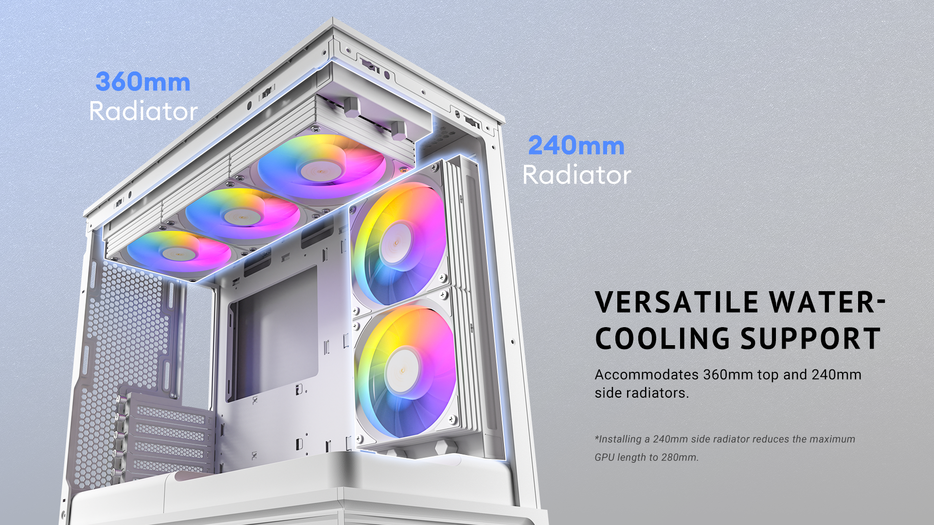 Antec C2M ARGB White Compact MicroATX Case