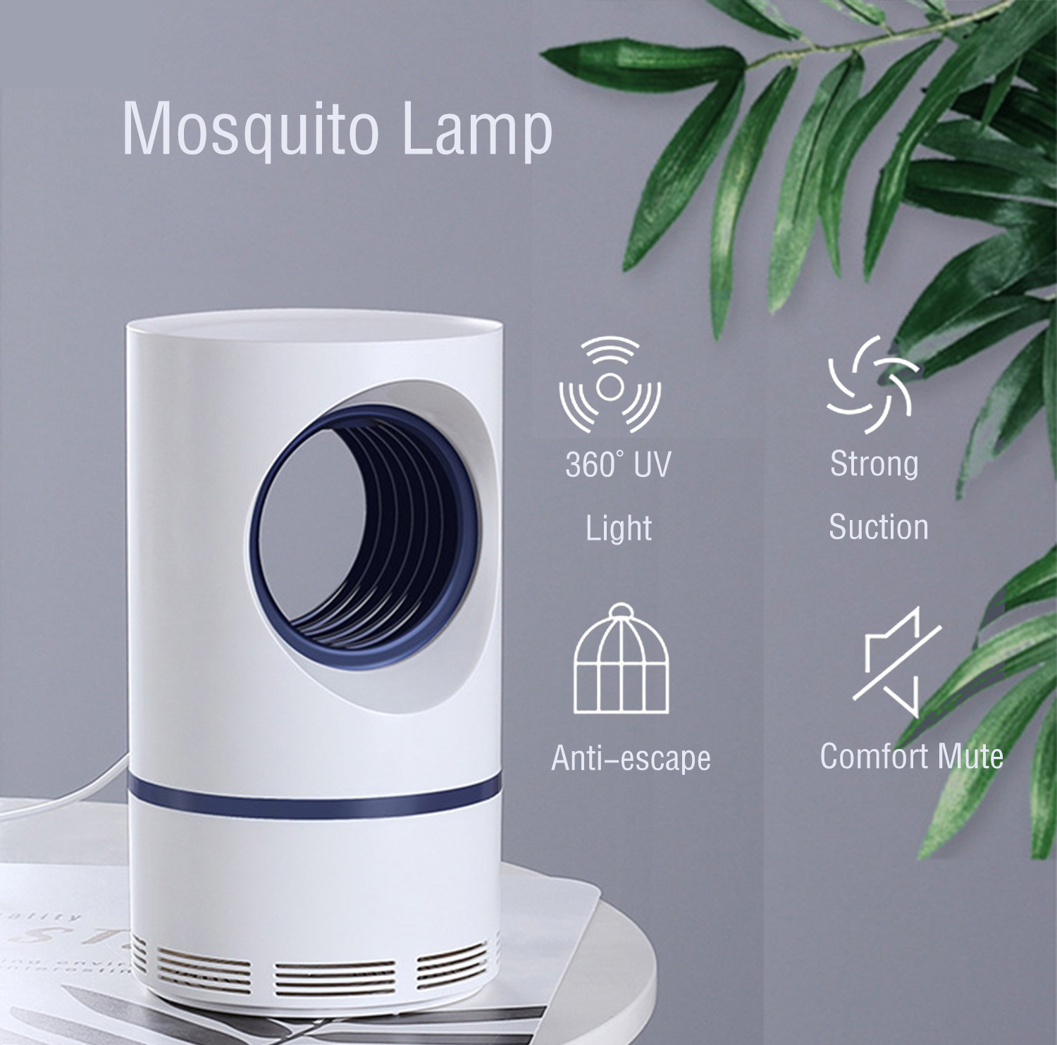 ultraviolet mosquito killer suction lamp