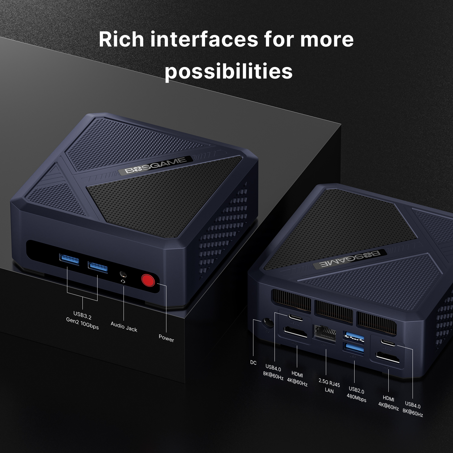Rich interfaces for more possibilities