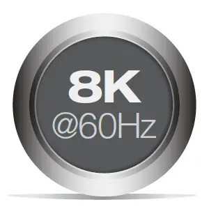 Supports up to 8K@60Hz
