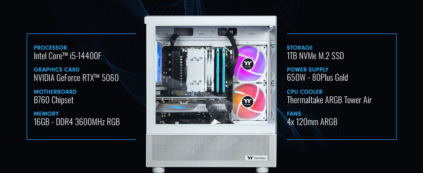Thermaltake NE i1460S-V170S Gaming Desktop PC