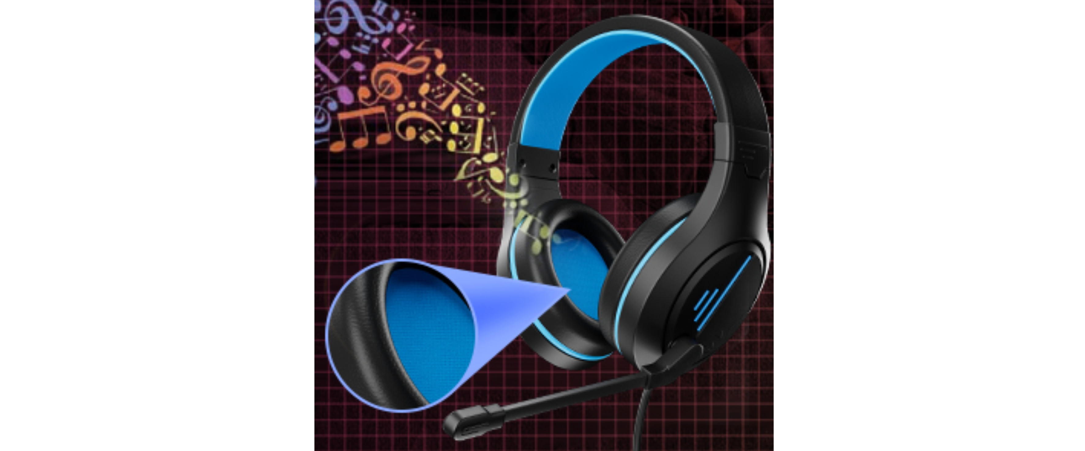 Anivia MH601X padded earcups stereo sound