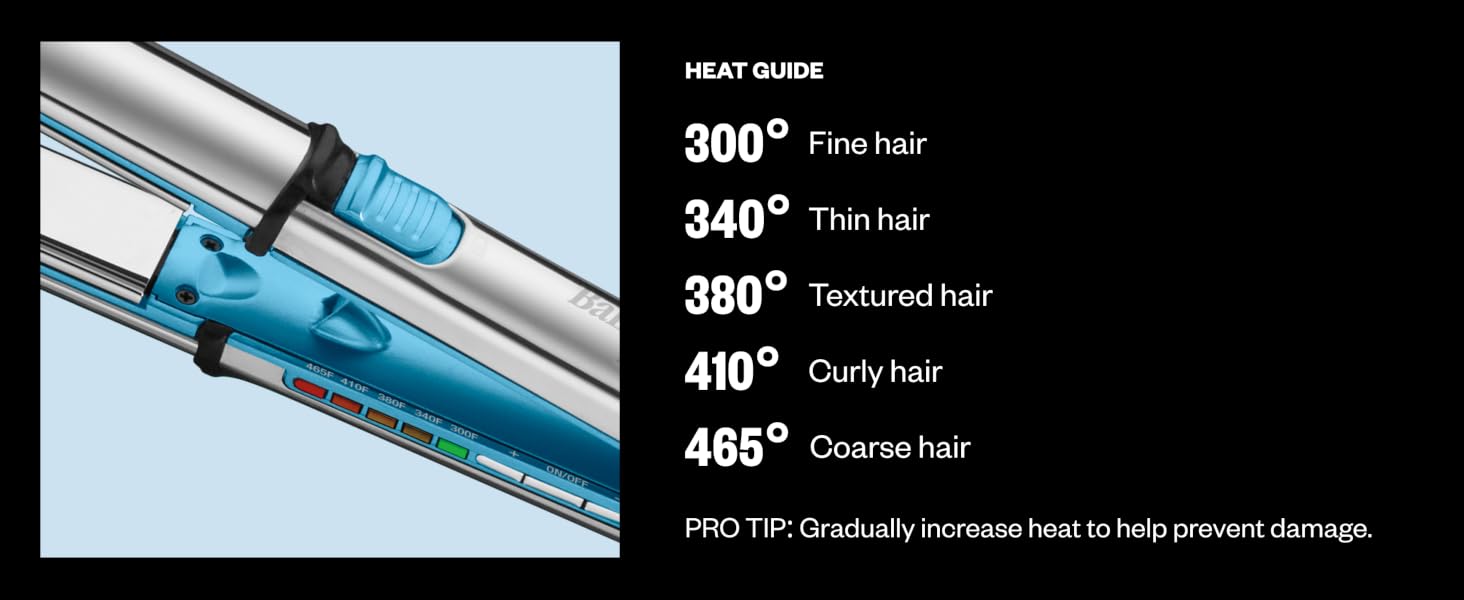 BaBylissPRO Nano Titanium™ Prima3100 1-inch Ionic Styling Iron
