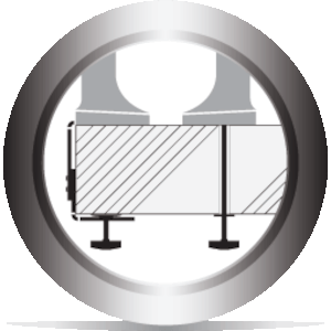 Single Monitor Adjustable Gas Spring Desk Mount for 15~34in Monitors