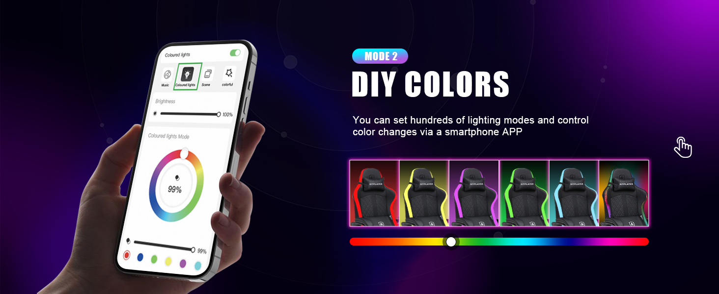 RGB Gaming Chair with Speakers