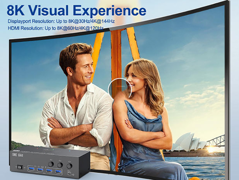 KVM Switch for 3 Monitor 3 PC(3 HDMI OUTPUT)