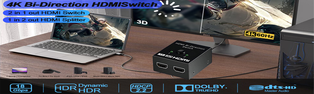 4k hdmi switch splitter