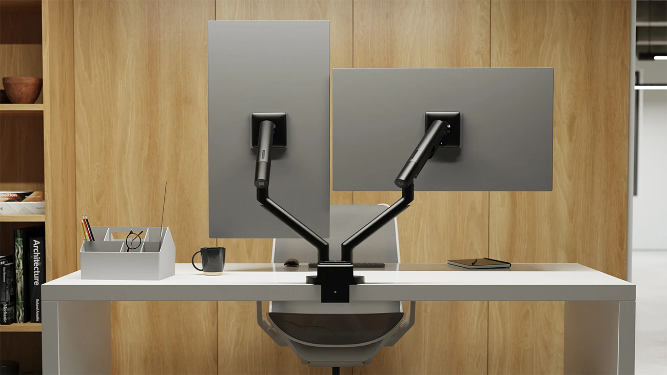 Kanto DM2 Dual Monitor Desktop Mount