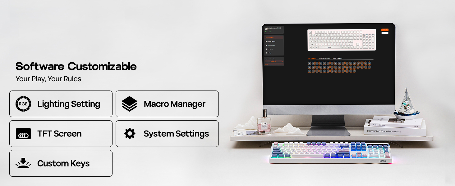 EPOMAKER TH108 PRO Full Size Mechanical Keyboard Custom Driver