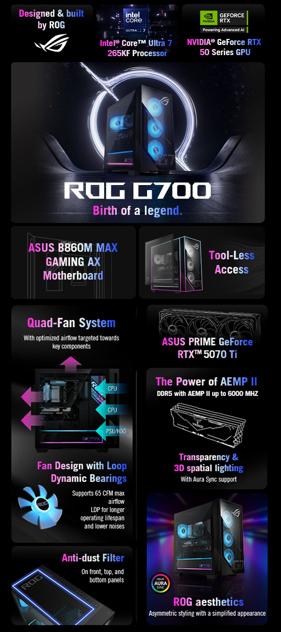 ASUS G700TF-DB774Ti Gaming Desktop PC