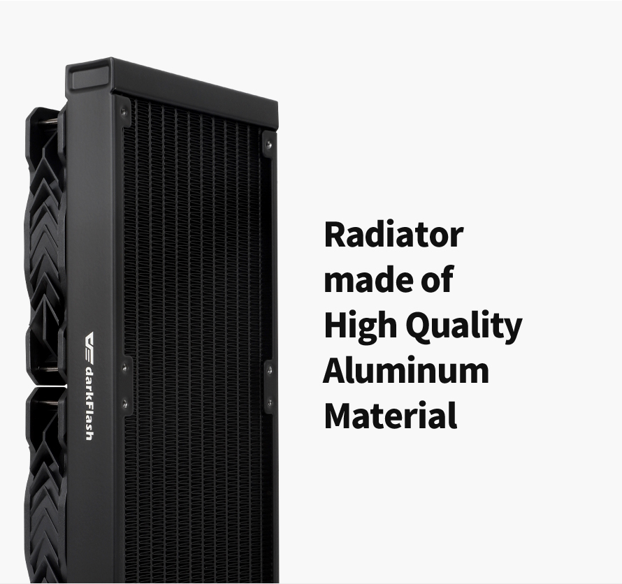 darkFlash DN360D 360mm AIO Liquid CPU Cooler 2.1 LCD Display 3x 120mm ARGB PWM Fans Copper Water