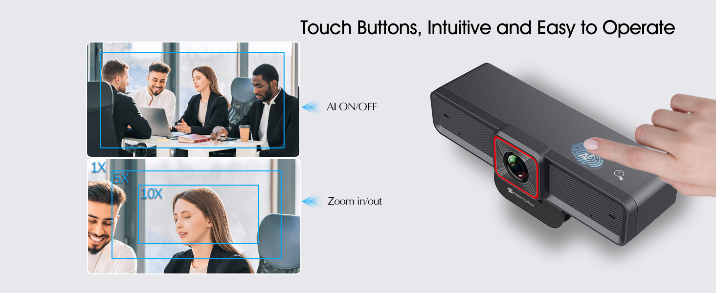 Touch Buttons, Intuitive and Easy to Operate