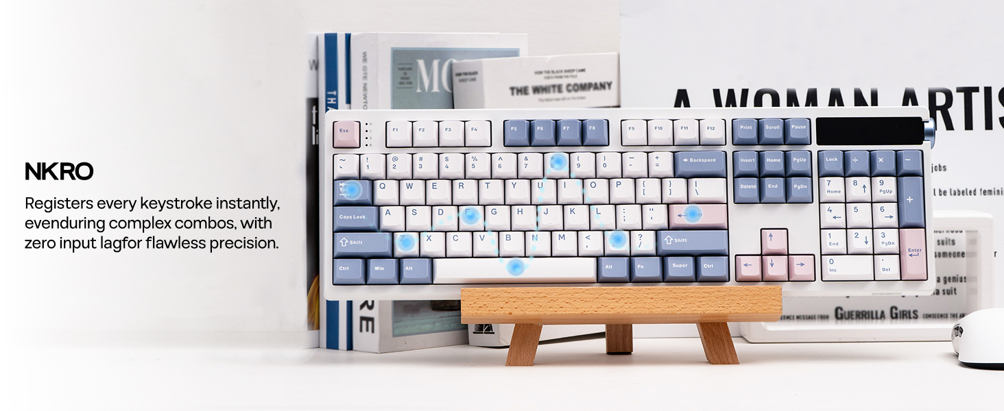 EPOMAKER TH108 PRO Full Size Mechanical Keyboard NKRO