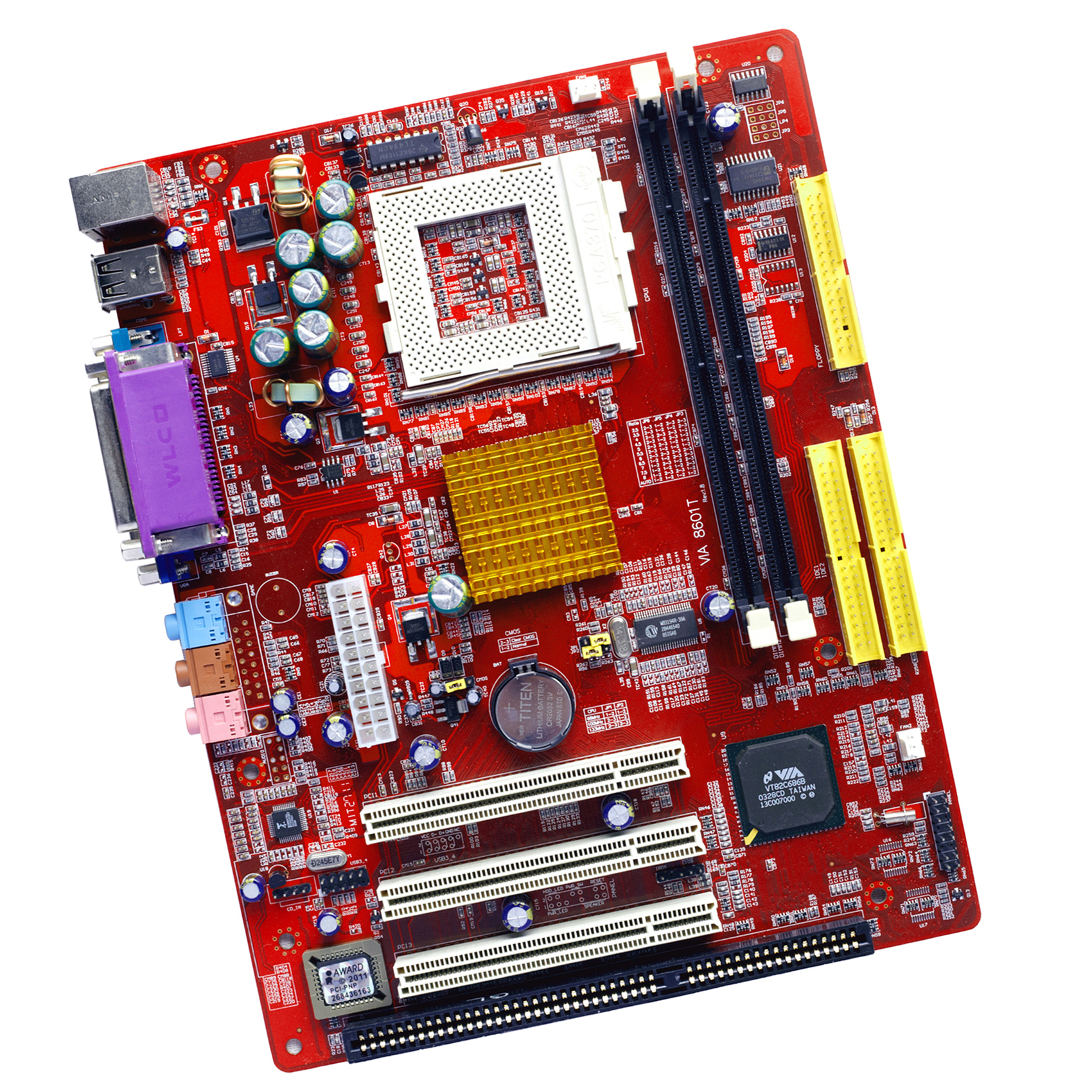 mATX Motherboard with ISA PCI Slots