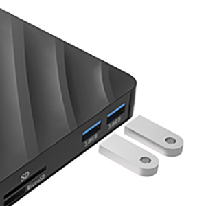 2 USB 3.0 ports