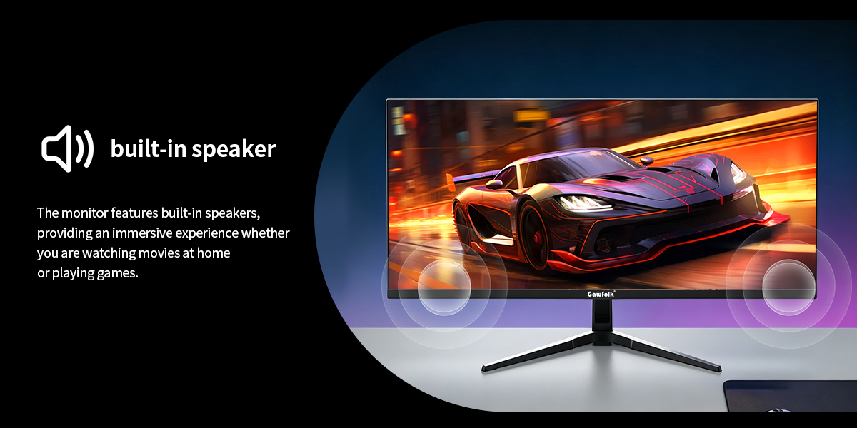 built-in speaker