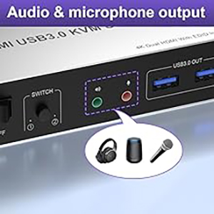 Audio and microphone output