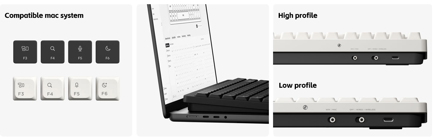 NuPhy Node75 High-Profile Wireless Mechanical Keyboard